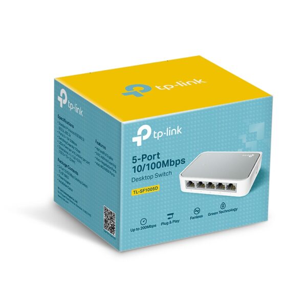 TP-LINK TL-SF1005D 5-Port 10/100Mbps Desktop Switch